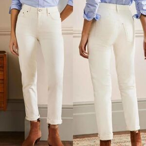 Boden Women's Cream Ankle & Cropped Jeans